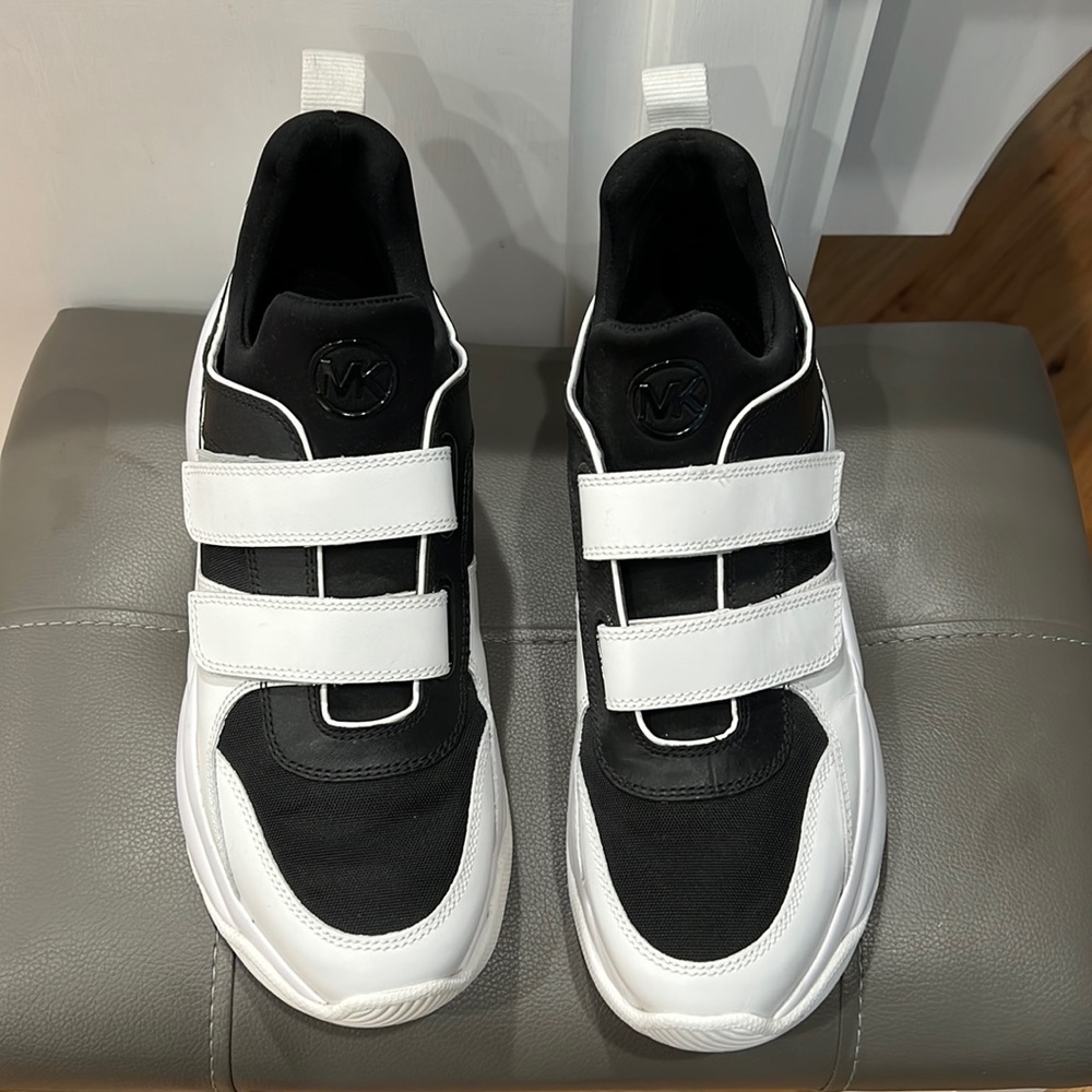 Michael Kors Women's Black and White Sneakers